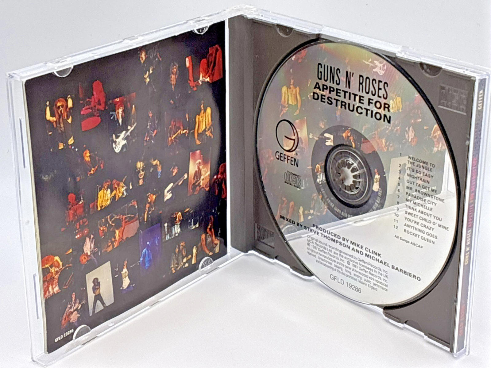 Appetite For Destruction Guns N' Roses 1999 Refurbished CD like new mint