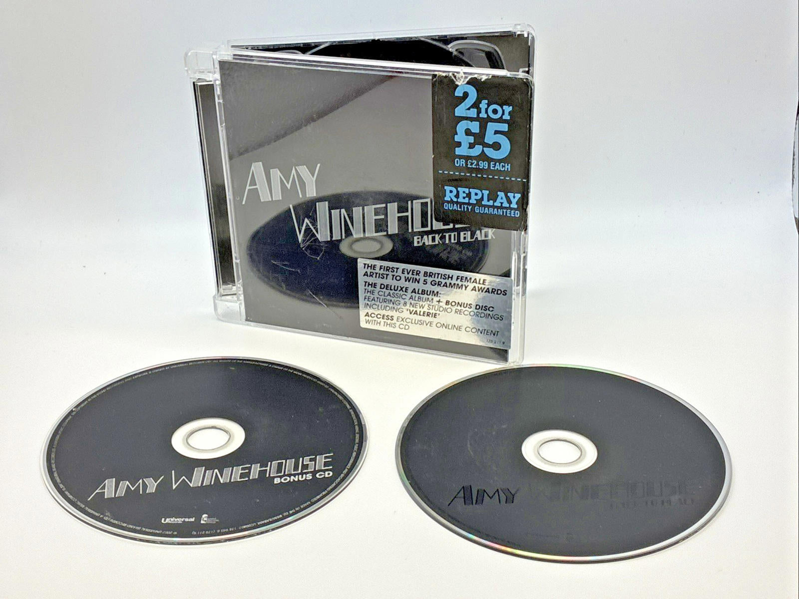 Amy Winehouse Back To Black double Refurbished CD UK Universal 2007 2CD