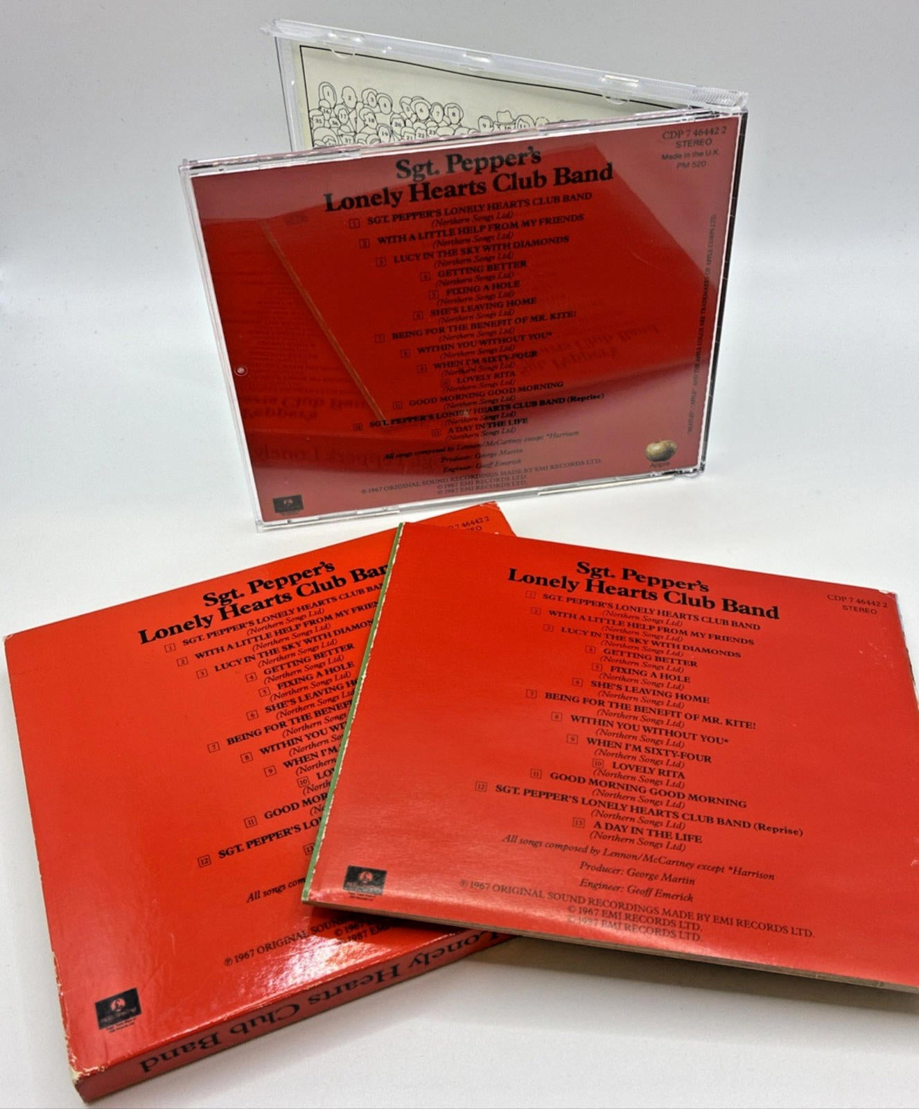 Beatles Sgt Pepper CD Original Sleeve, Booklet In Nr Mint Condition refurbished