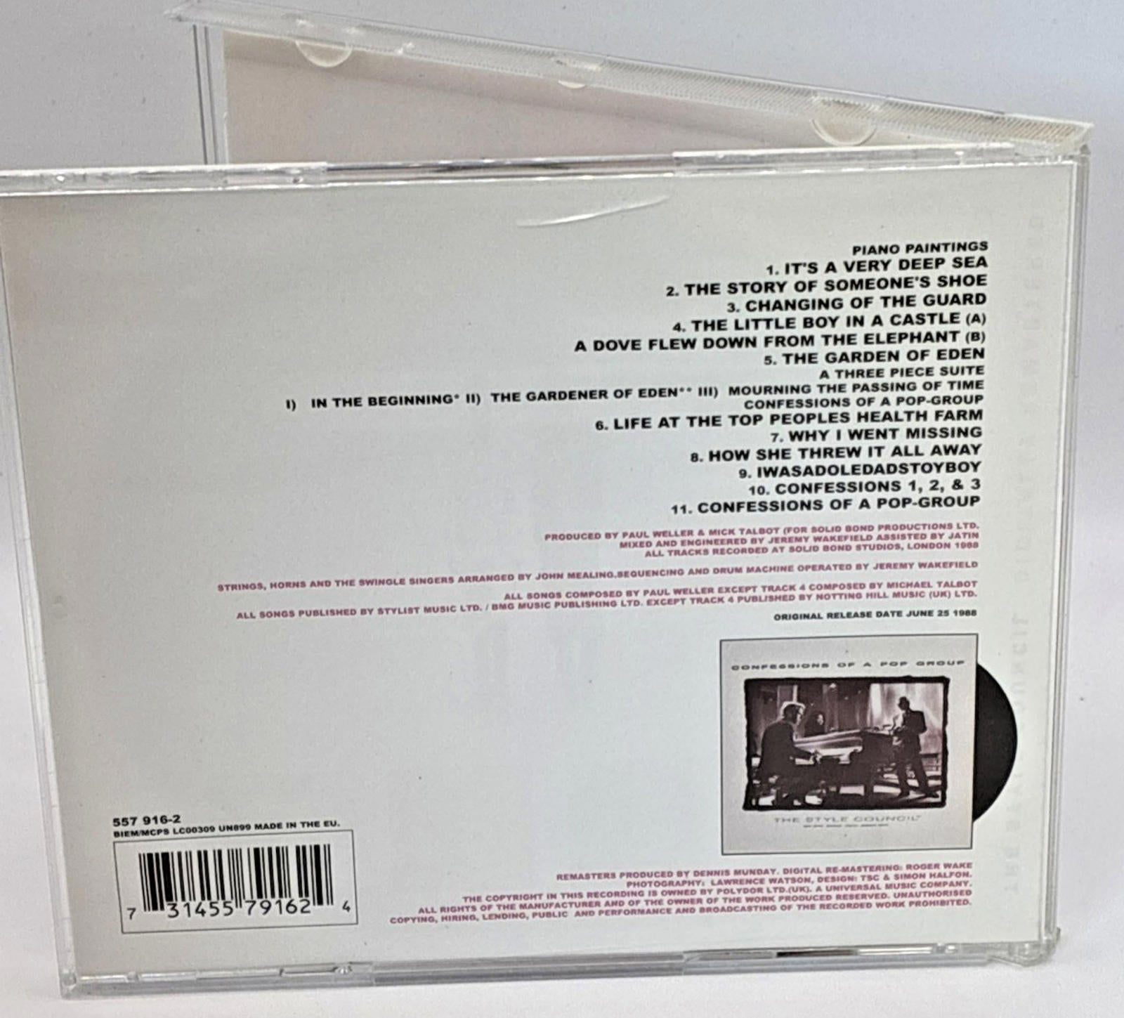 The Style Council-Confessions Of A Pop Group The Style Council CD Mint Condition