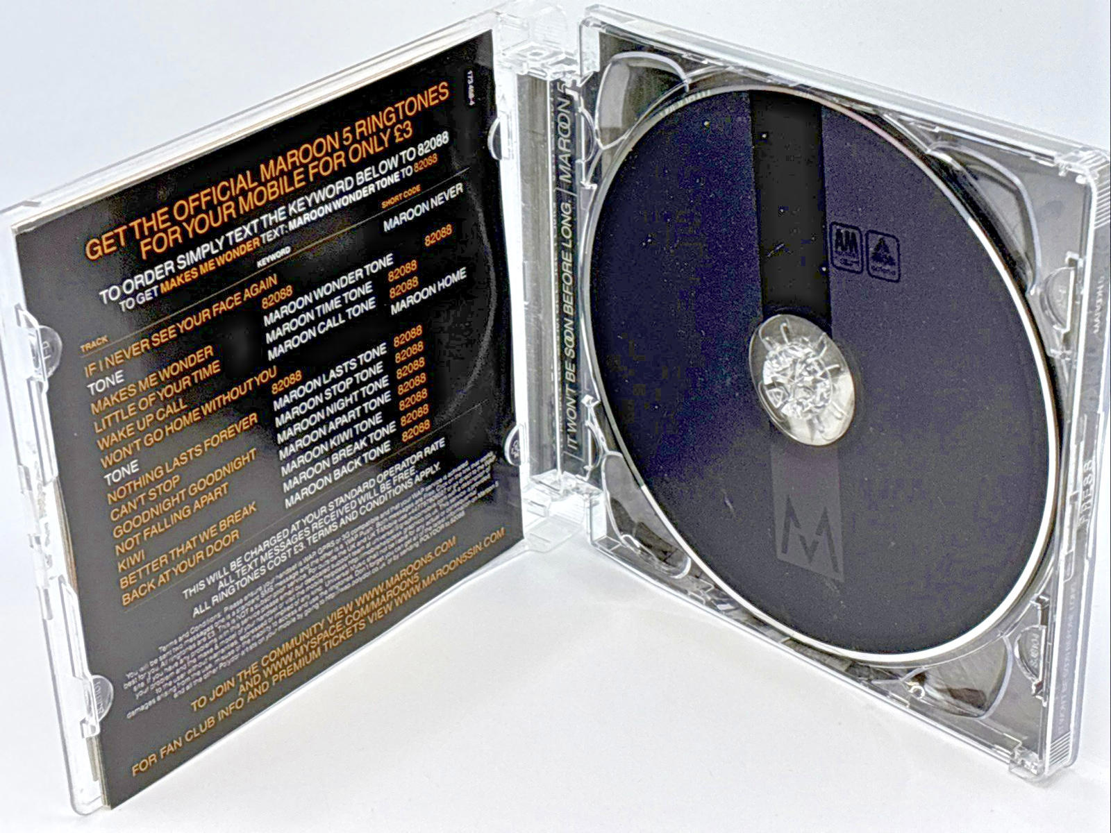 Maroon 5 - 'It wont be soon before long (special edition) Used Refurbished CD