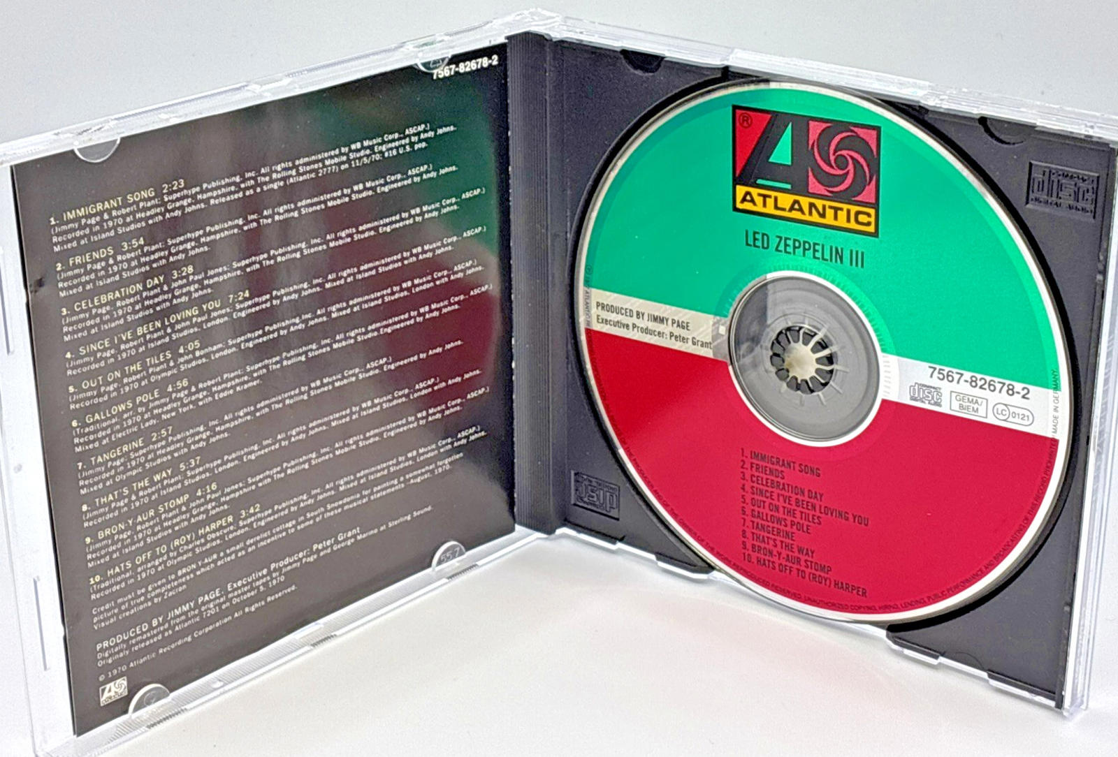 Led Zeppelin : Led Zeppelin III CD (1997) Refurbished like new mint condition
