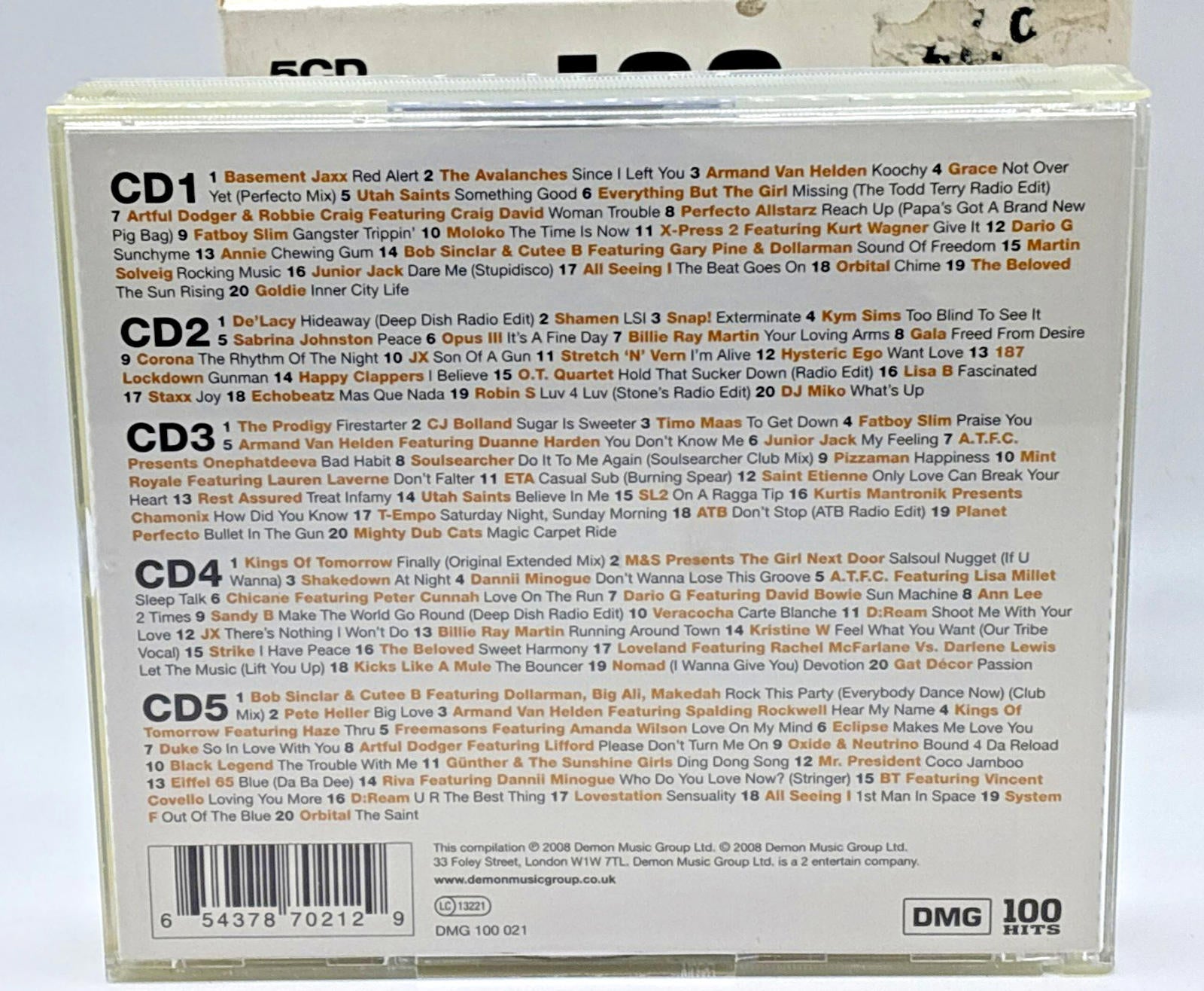 100 Hits  Dance Mix CD -Refurbished Nr Mint Condition