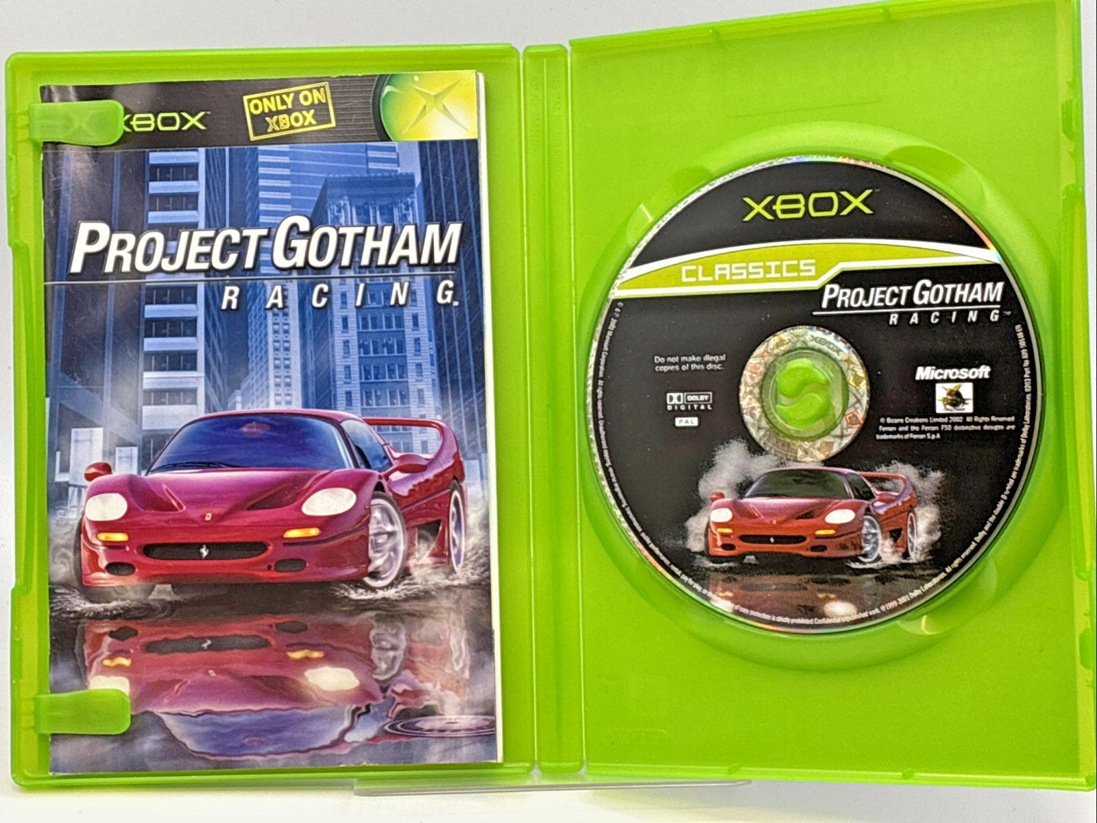 Project Gotham Racing (Original Xbox) Refurbished Game Nr Mint Condition