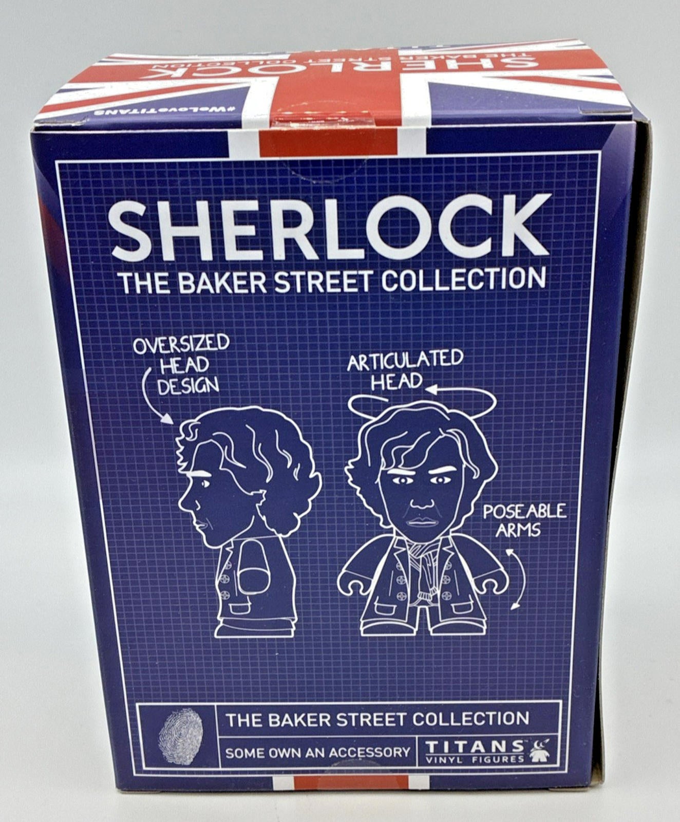 Titans 4.5" vinyl figure Sherlock NIB the baker street collection New & Sealed