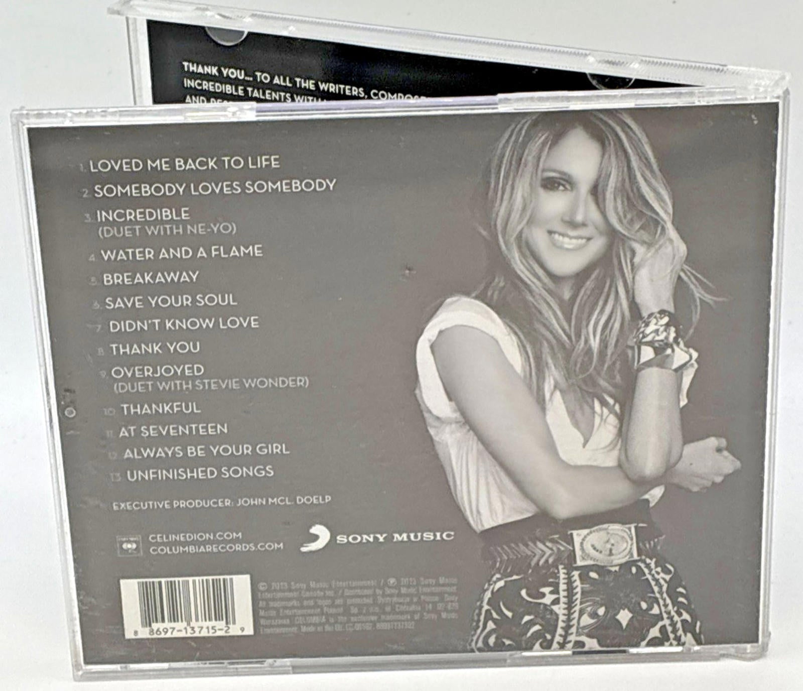 Celine Dion - Loved Me Back to Life  Refurbished Mint Condition CD