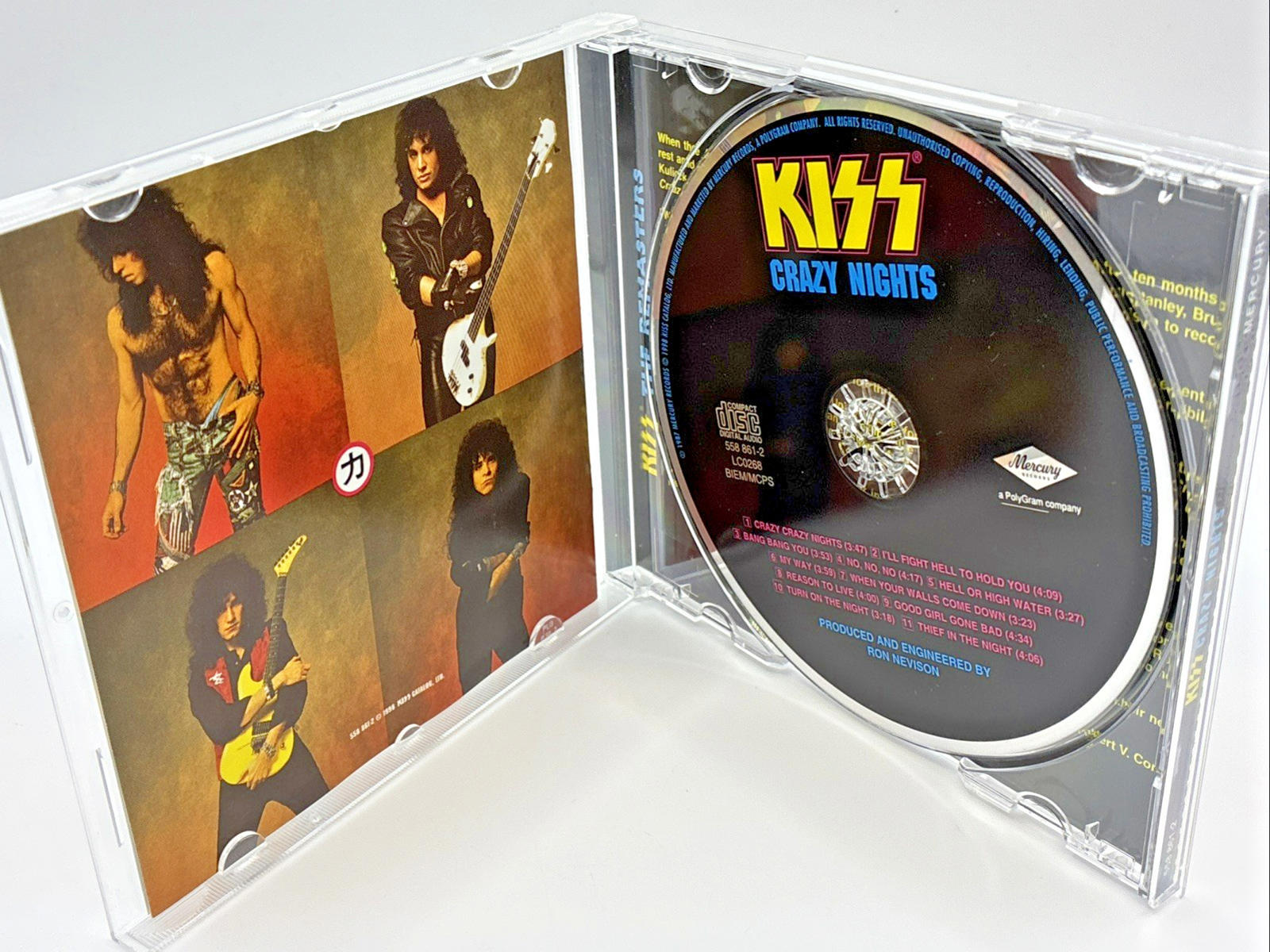 Kiss - Crazy Nights (1998) Kiss the Remasters Mercury 558-861-2